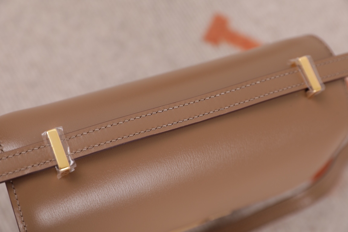 에르메스 콘스탄스18 바이컬러 브라운 금장